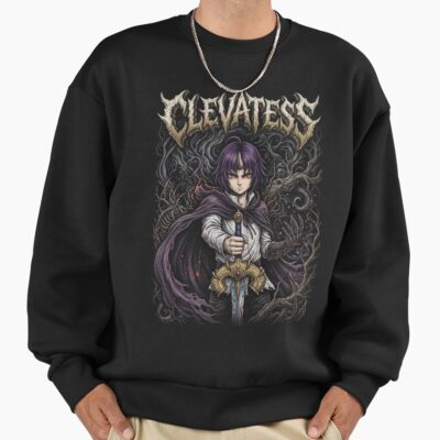 Cool Clevatess Holding Sword Sweatshirt