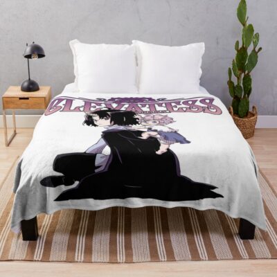 Cool Klen And Cute Baby Luna Throw Blanket