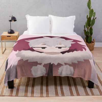 Low Poly Neruru From Clevatess Throw Blanket