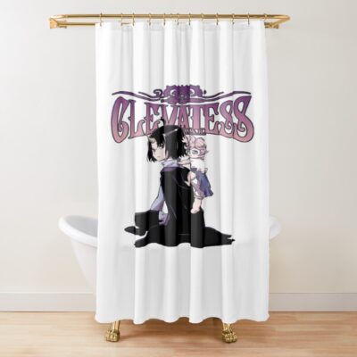 Cool Klen And Cute Baby Luna Shower Curtain