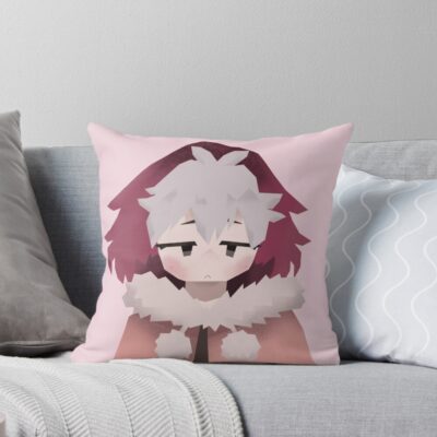 Low Poly Neruru From Clevatess Throw Pillow