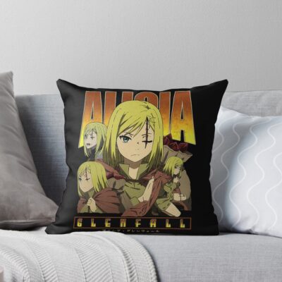 Alicia Glenfall Vintage Retro Bootleg Throw Pillow